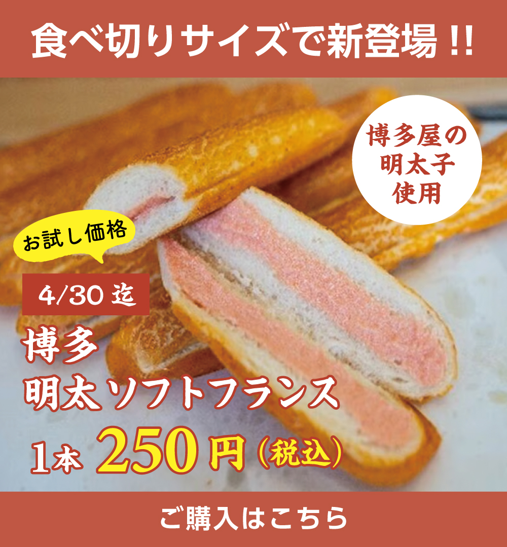 博多明太ソフトフランス